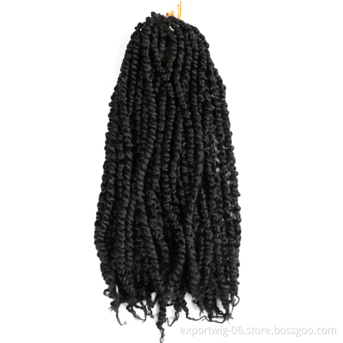 Passion twist crochet braiding hair synthetic crochet braid extension pre twisted passion twist